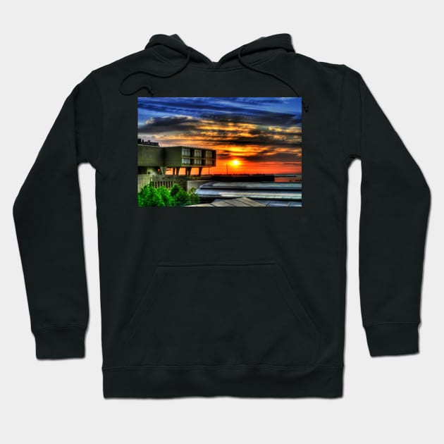 Milwaukee War Memorial Hoodie by Rich McRae